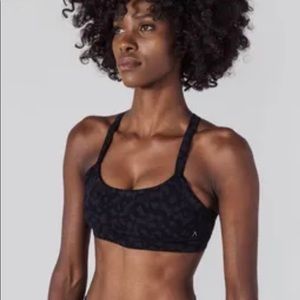 Acta black leopard BLM bra